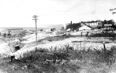 Shops for Dam, Hamilton, Ill.