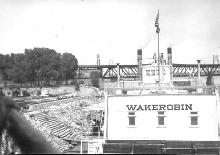 The Wakerobin Coast Guard sternwheeler