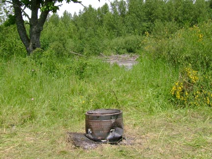 Our neighbor's fire pit?