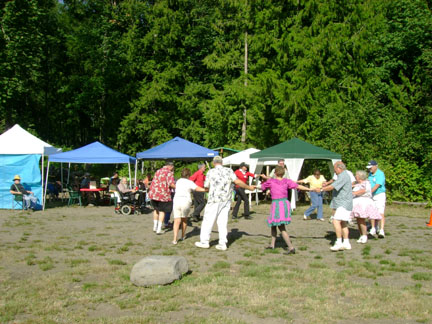 Square dancing lesson