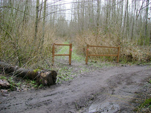 New gate to the village.