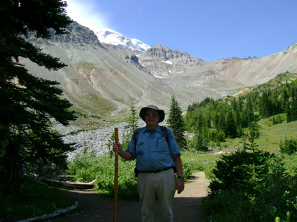 Looking from Glacier Basin campground.