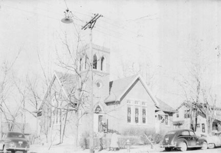 1st Methodist M. E. Church, late 40's