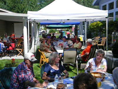 Plenty of cooling shade for all.