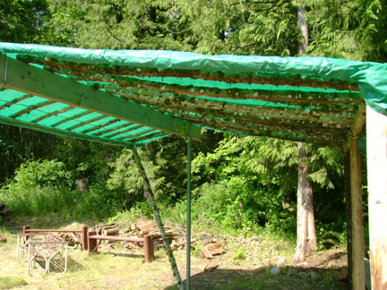 Picnic Shelter detail.