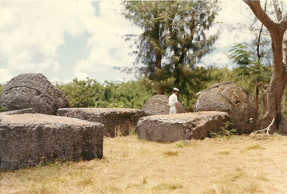 Checking out the Latta Stones.