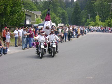 Seattle Cossacks Motorcycle Stunt and Drill Team.
